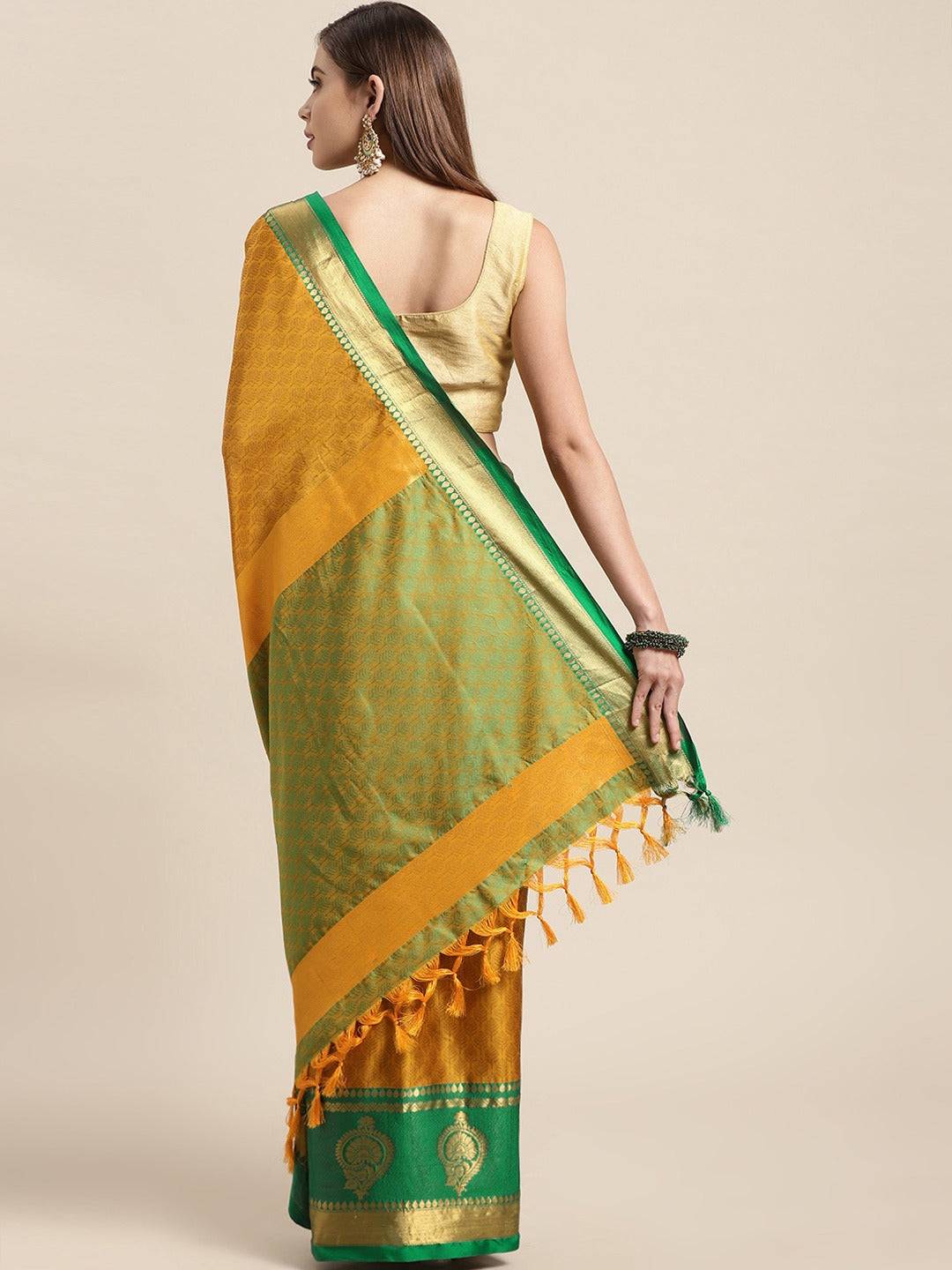 Exclusive Self Butti Design Uppada Cotton Silk Saree by My Store