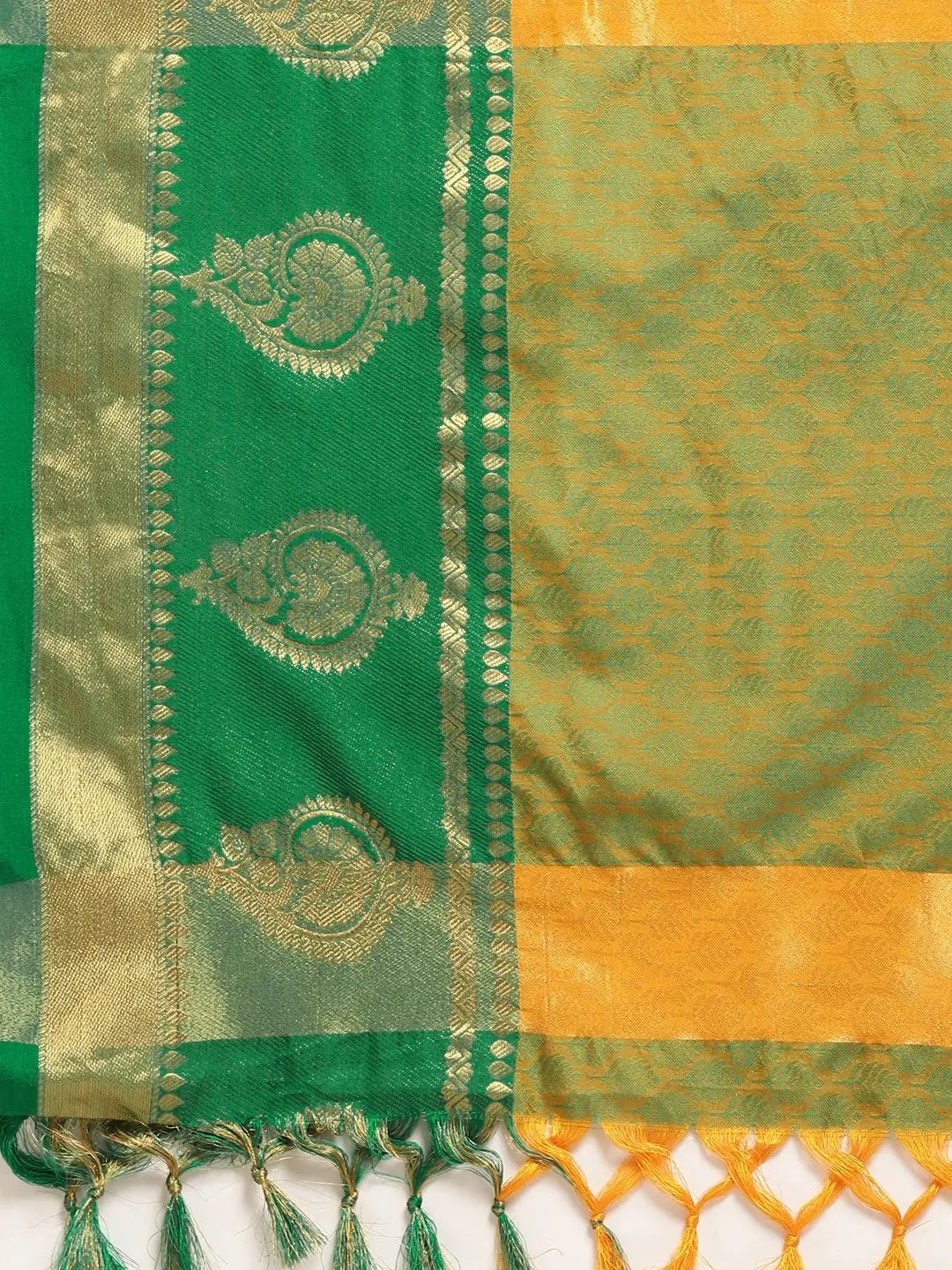 Exclusive Self Butti Design Uppada Cotton Silk Saree by My Store