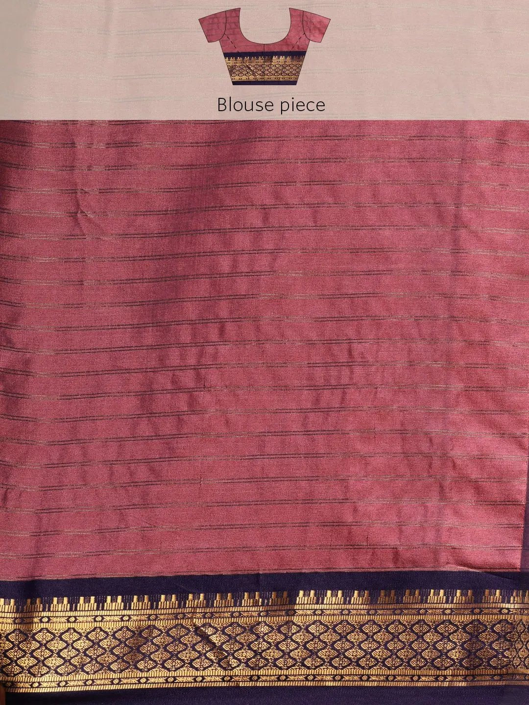 Exclusive Pink Colour Chex Design Uppada Cotton Silk Saree by My Store