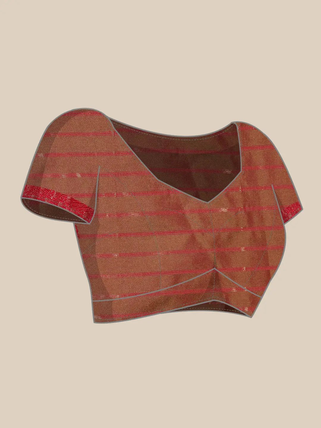 Exclusive Green Colour Small Chex Uppada Cotton Silk Saree by My Store