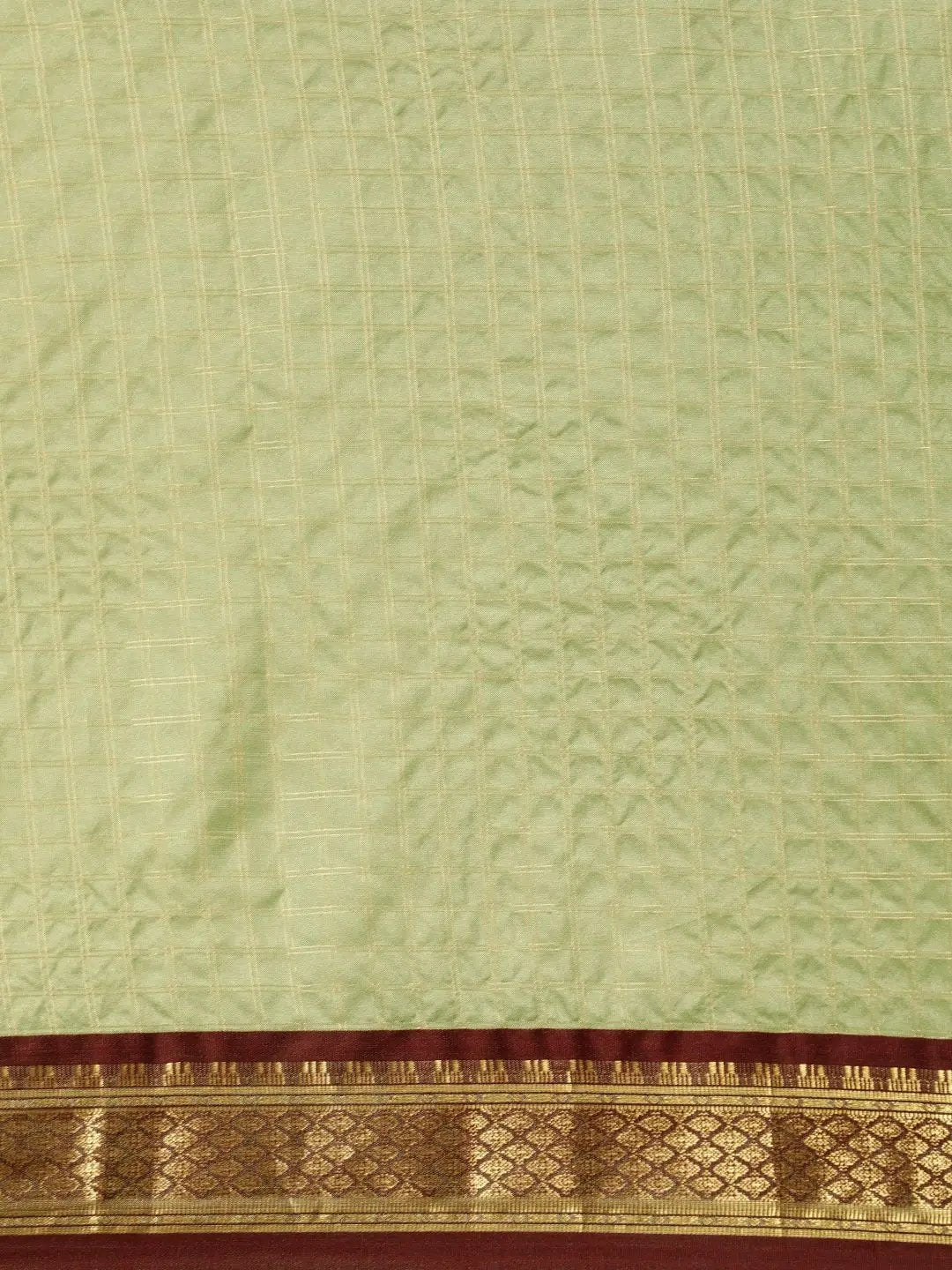 Exclusive Pista Colour Self Butti Design Uppada Cotton Silk Saree by My Store