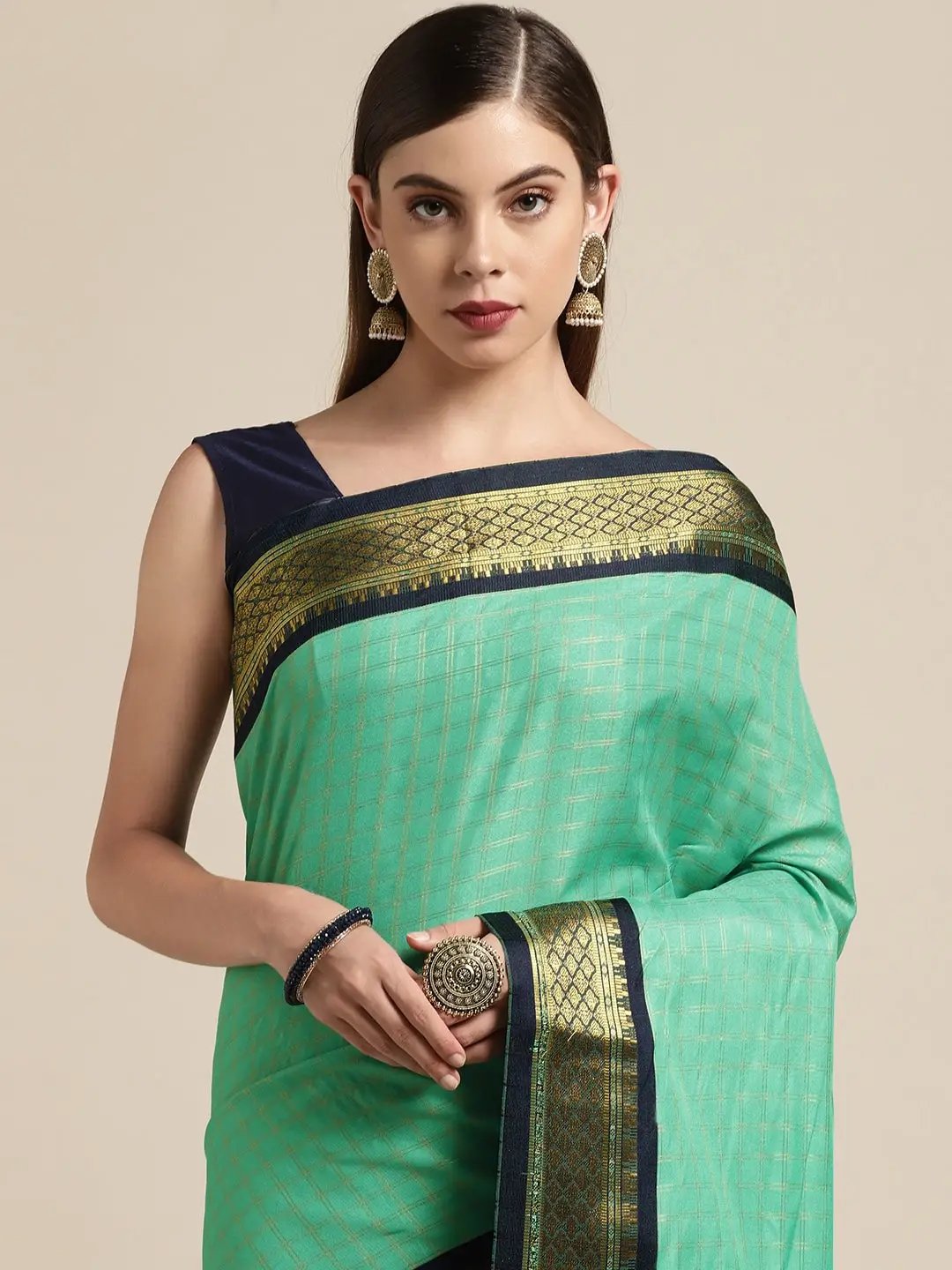 Exclusive Self Butti Design Uppada Cotton Silk Saree by My Store