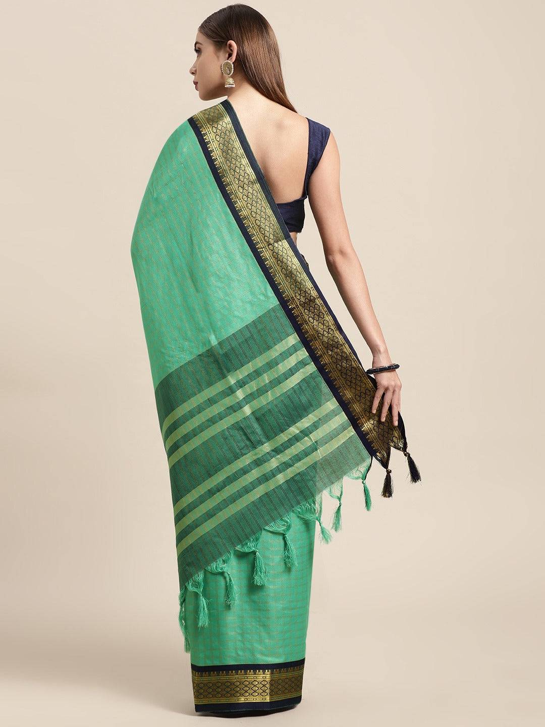 Exclusive Self Butti Design Uppada Cotton Silk Saree by My Store