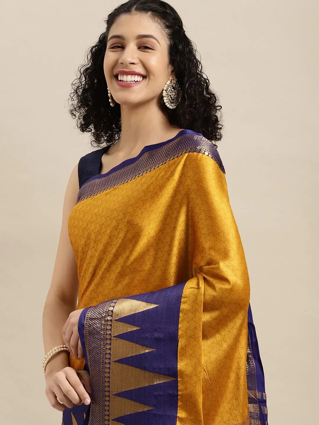 Exclusive Self Butti Design Uppada Cotton Silk Saree by My Store