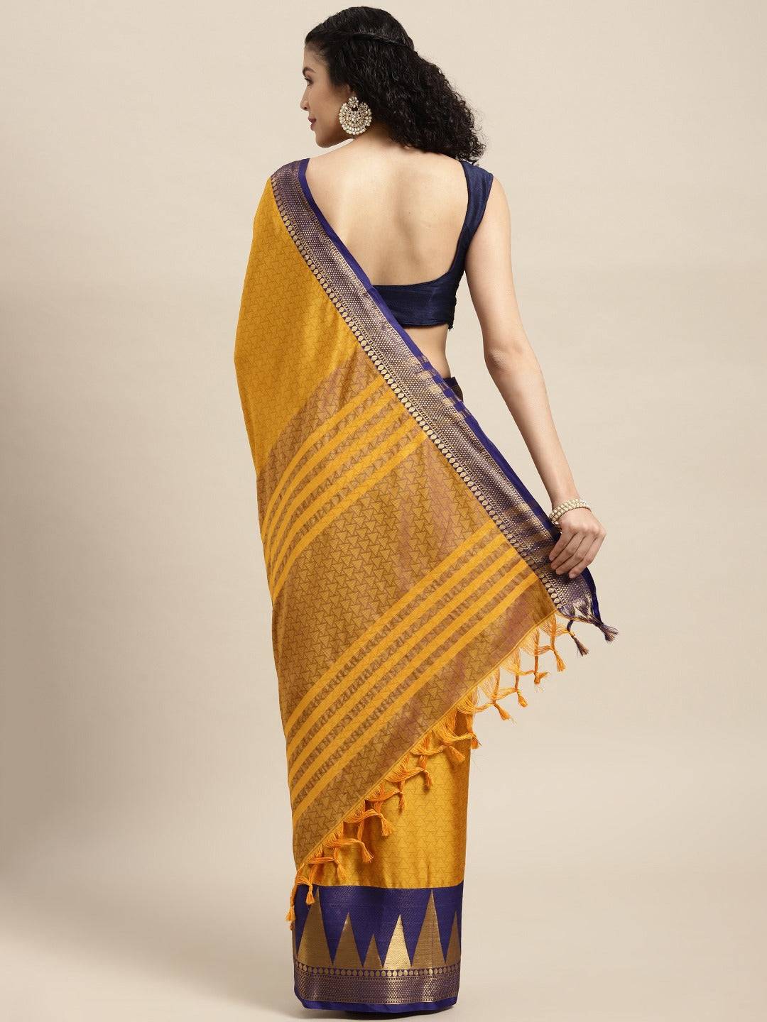 Exclusive Self Butti Design Uppada Cotton Silk Saree by My Store