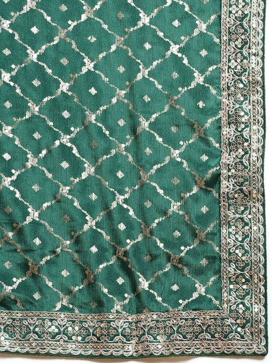 Poly Chiffon Abstract Printed Saree by My Store