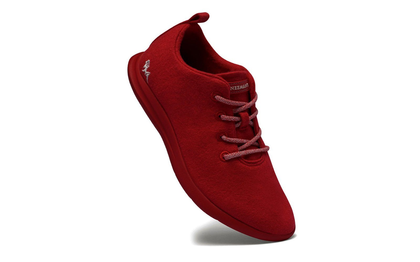 Wool Joggers : Coral Red by My Store
