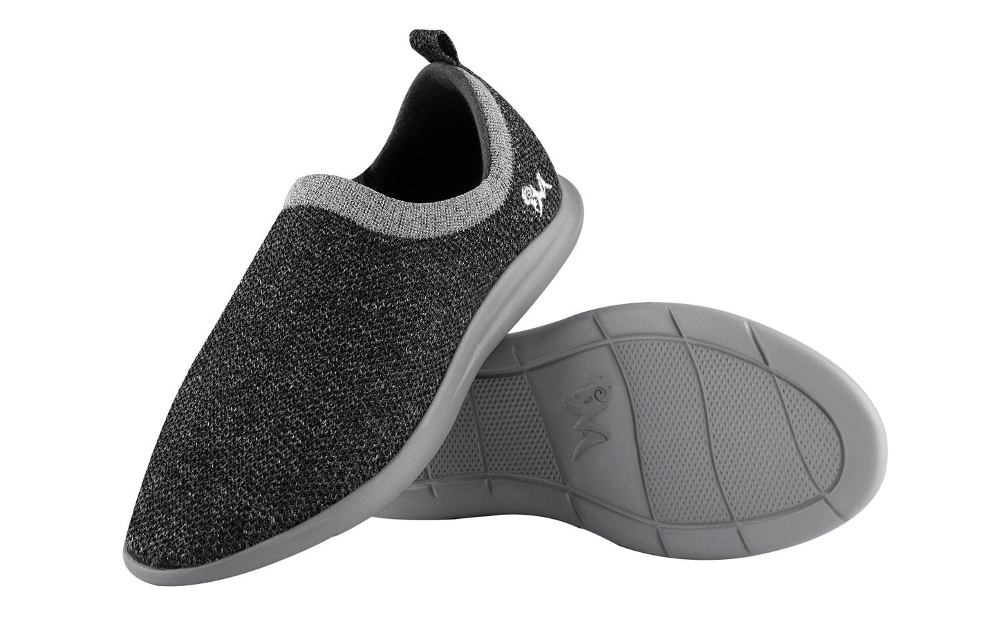 ReLive Knit Slip Ons : Grey Melange by My Store