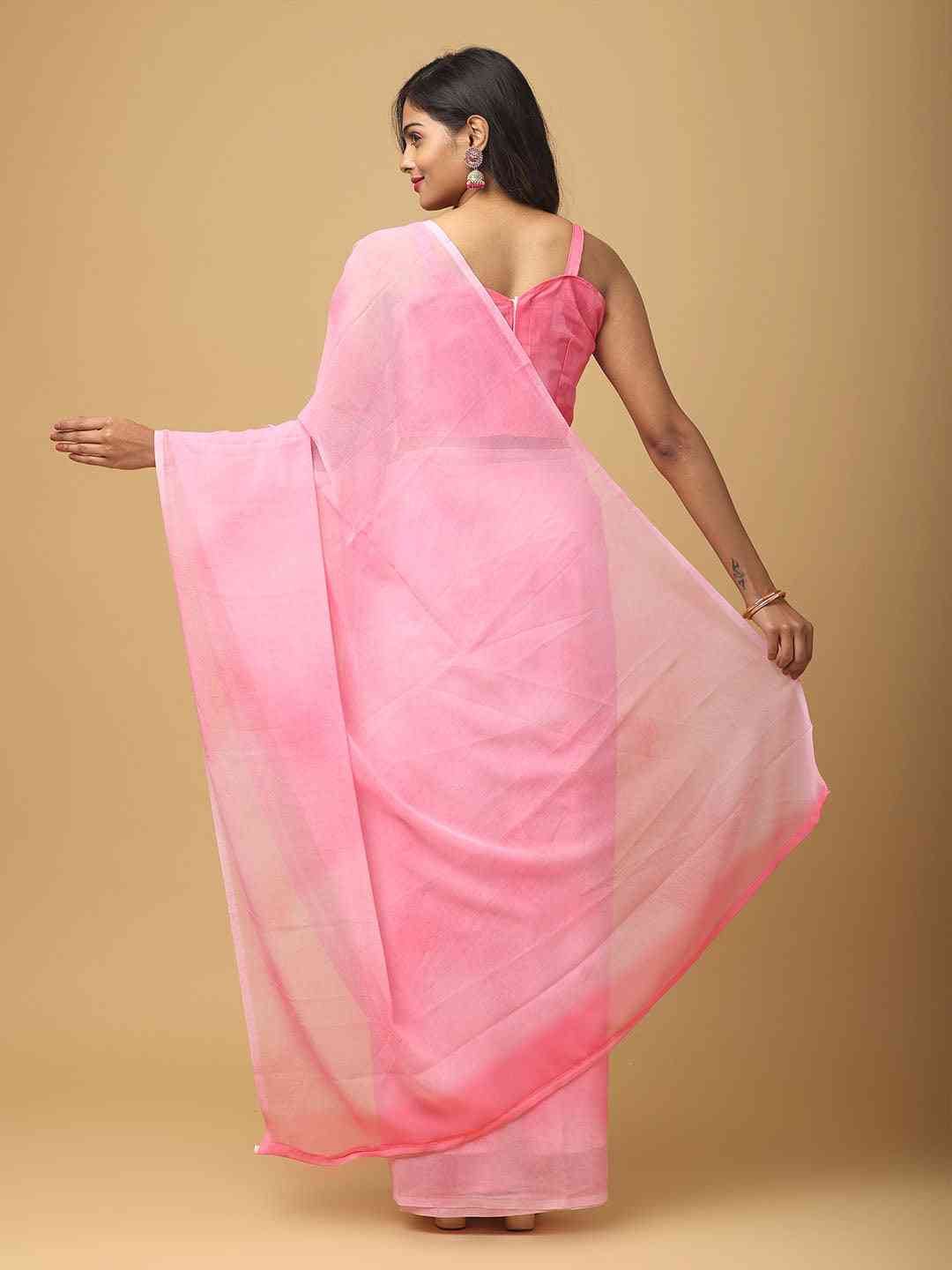 Ombre Soft Georgette Digital Print Saree by My Store