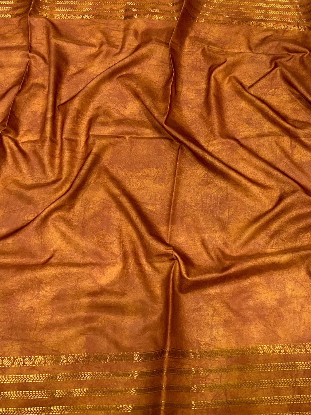 Lime Yellow Japanese Freehand Digital Print Saree by My Store