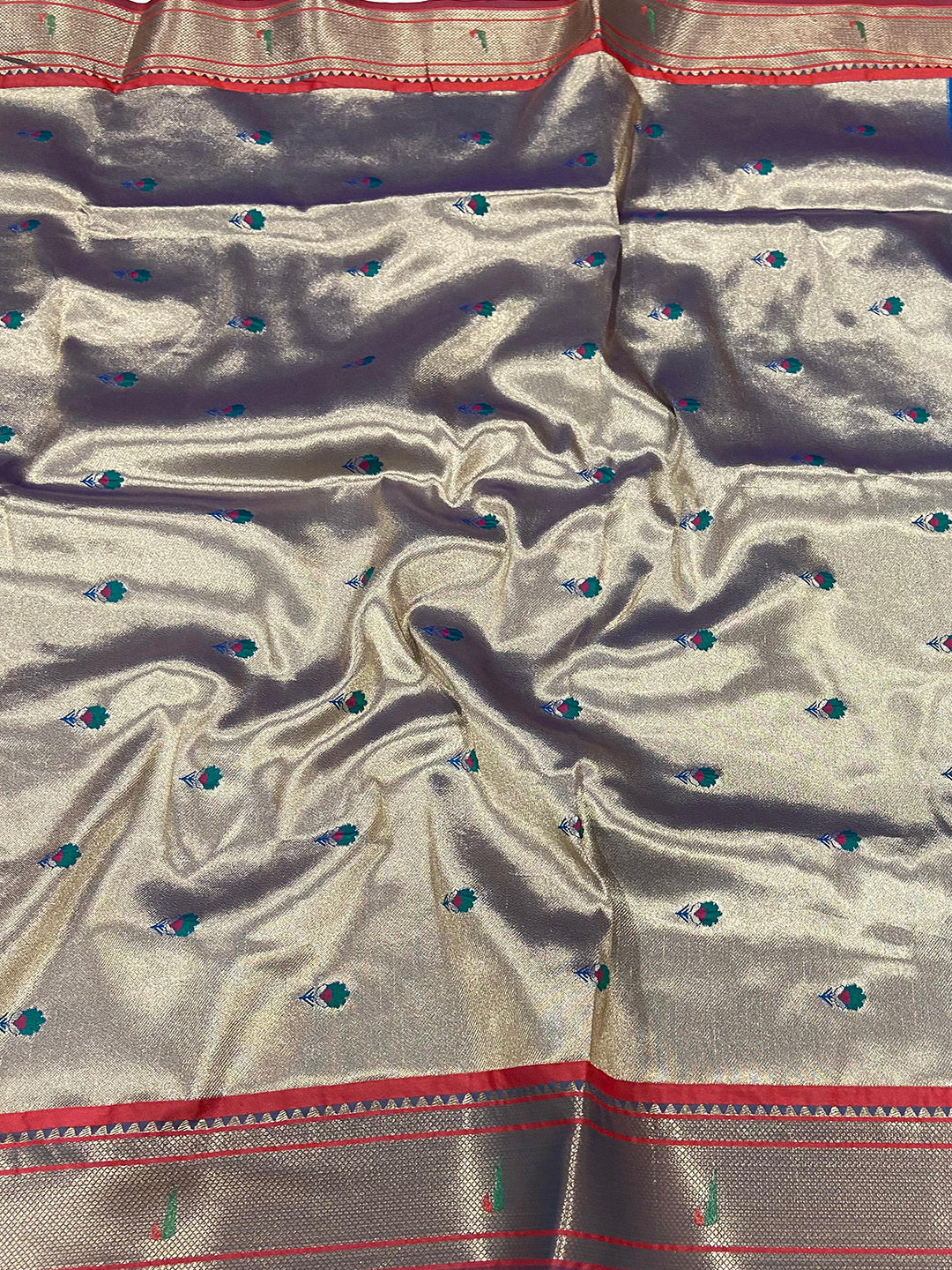 Purple Yeola Paithani Saree with Zari Weaving - Luxe by My Store