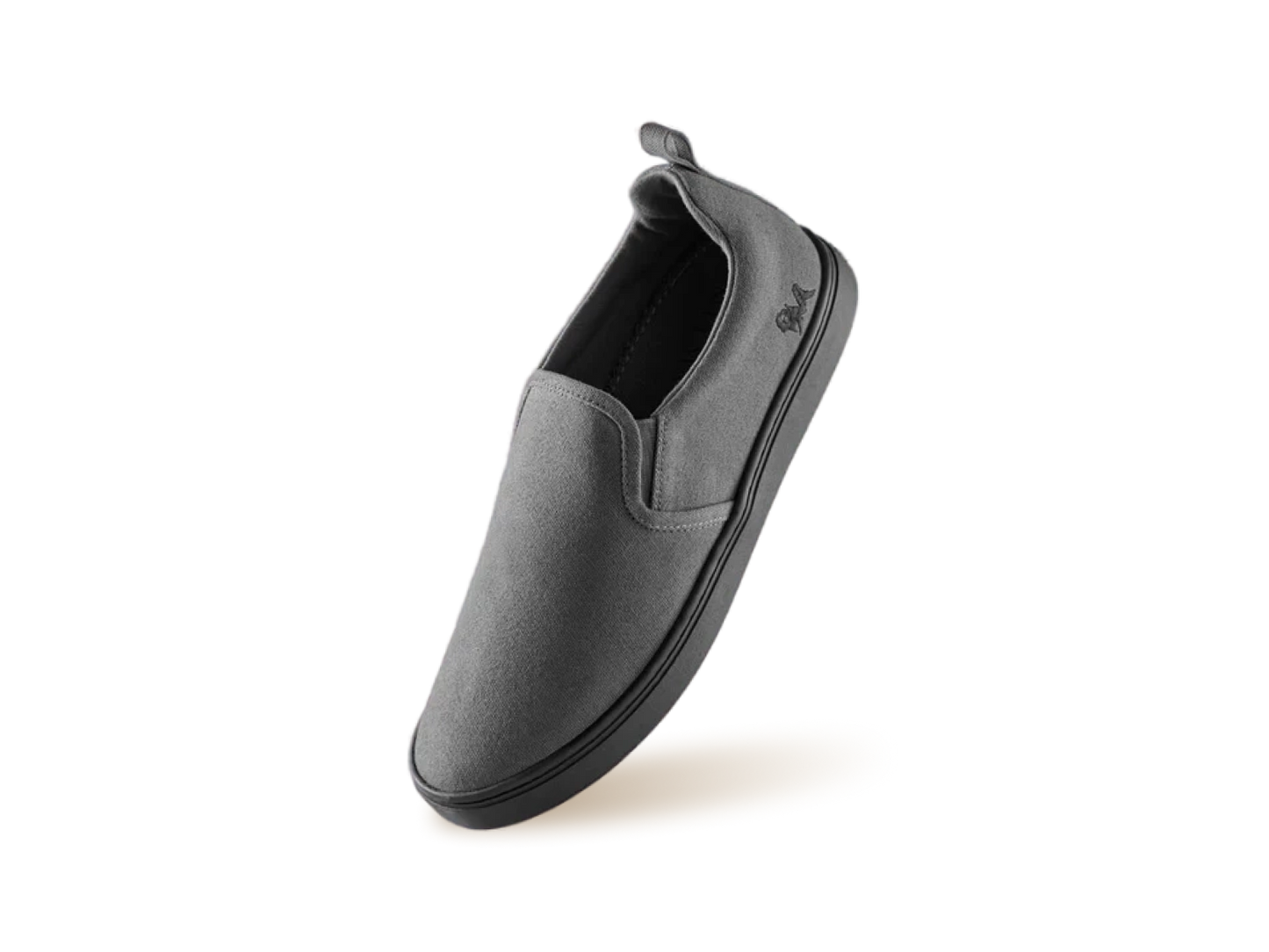 Cotton Slip Ons : Pebble Grey by My Store