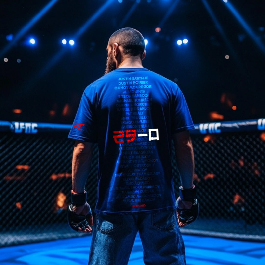 Khabib Nurmagomedev Royal Blue Tshirt