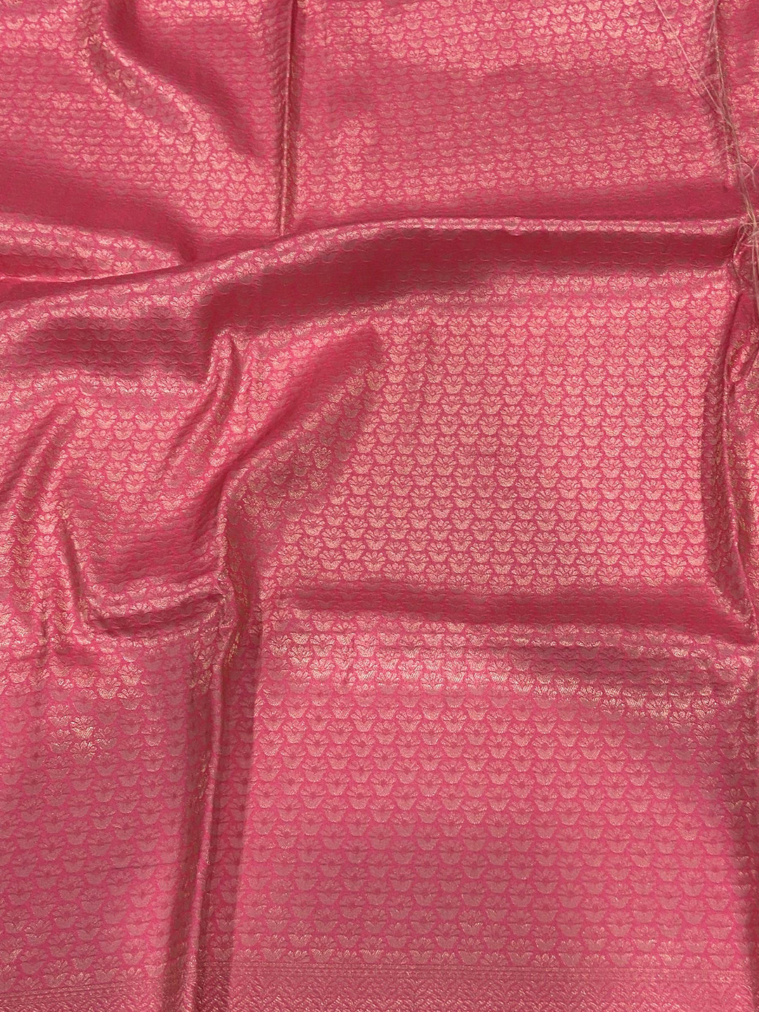 Pink Floral Soft Kanjivaram Silk Saree