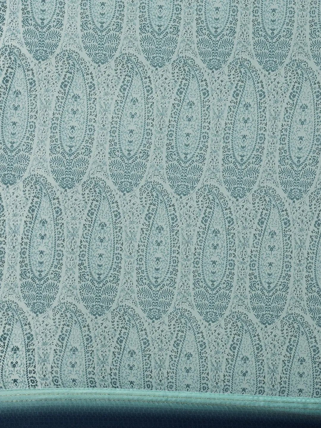 Soft Georgette Blue Colour Printed Saree by My Store