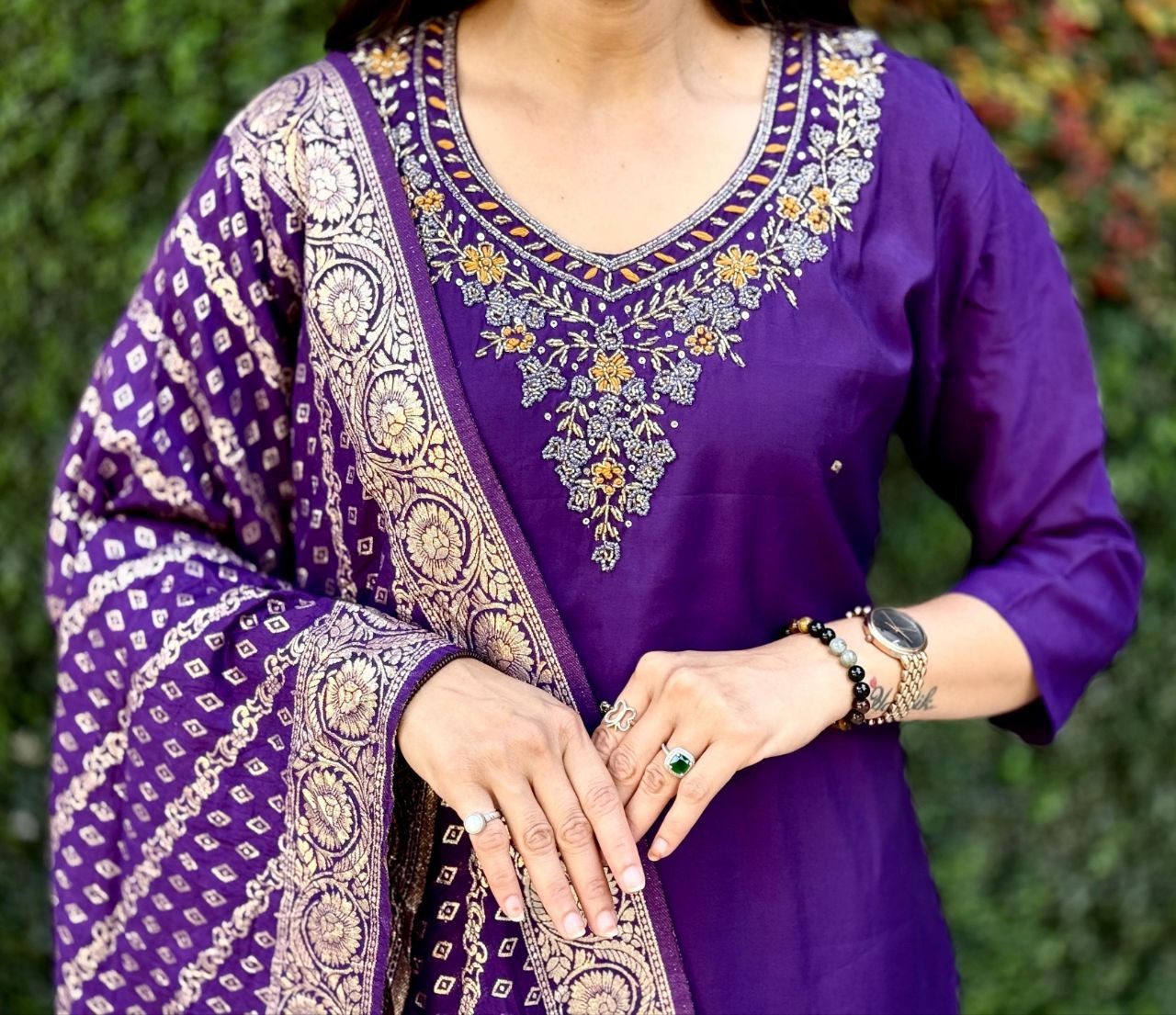 Women’s Purple Kurta Set – Comfortable & Trendy Ethnic Outfit