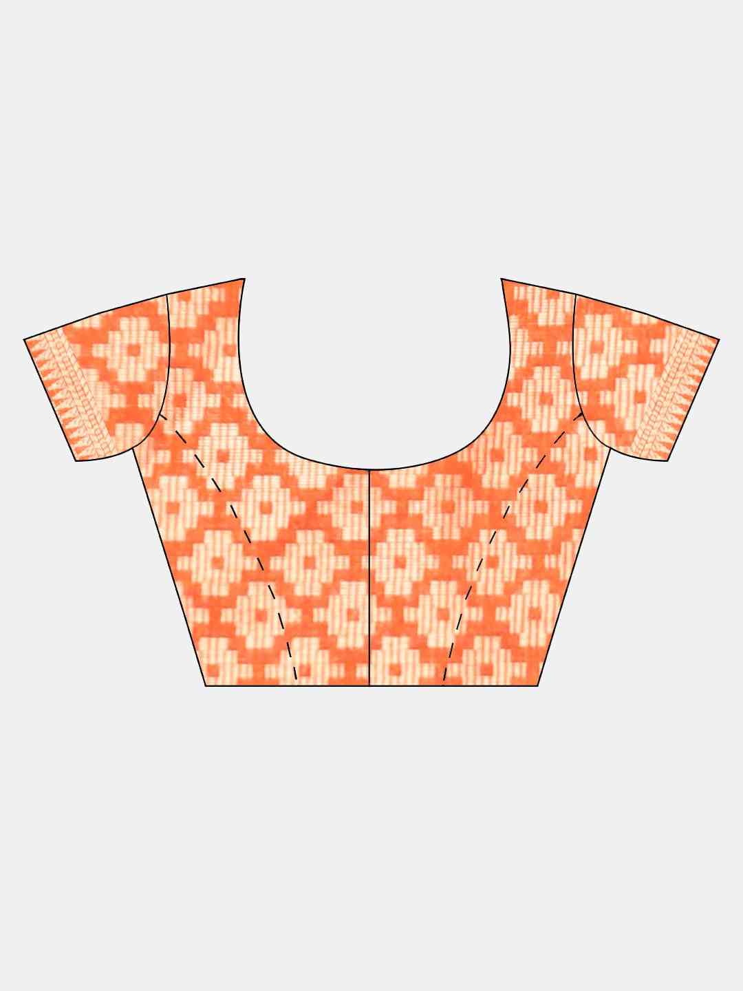 Banarasi Patola Weaving Silk Saree With Ressam Tassel by My Store