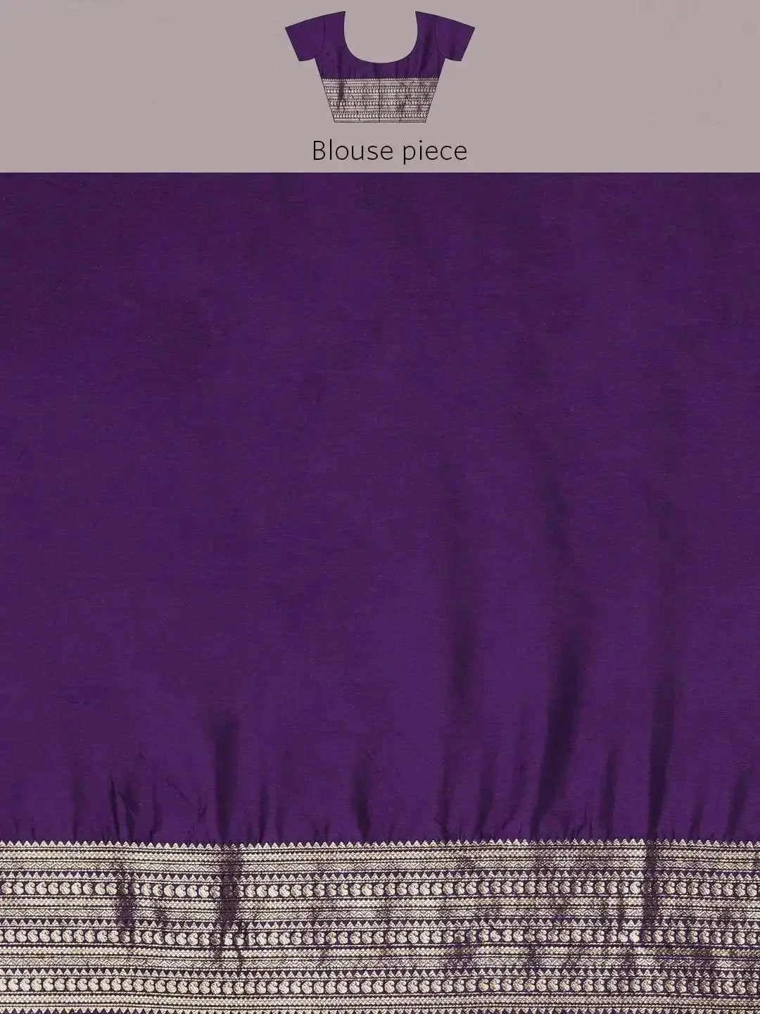 Stylish Zari Border With Woven Design Kanjivaram Silk Saree by My Store