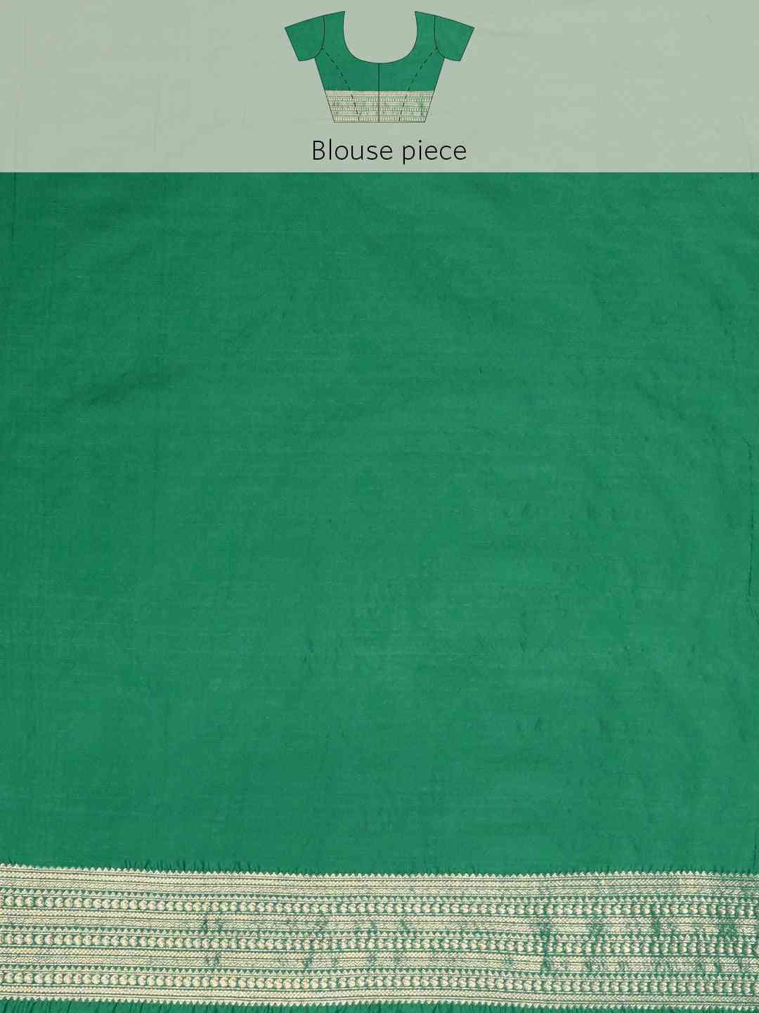 Stylish Zari Border With Woven Design Kanjivaram Silk Saree by My Store