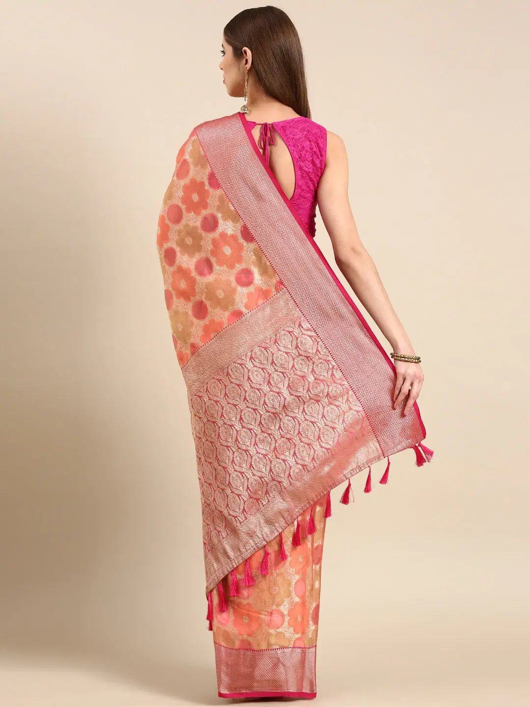 Soft Silk Kanjivaaram Traditional Wear Saree by My Store