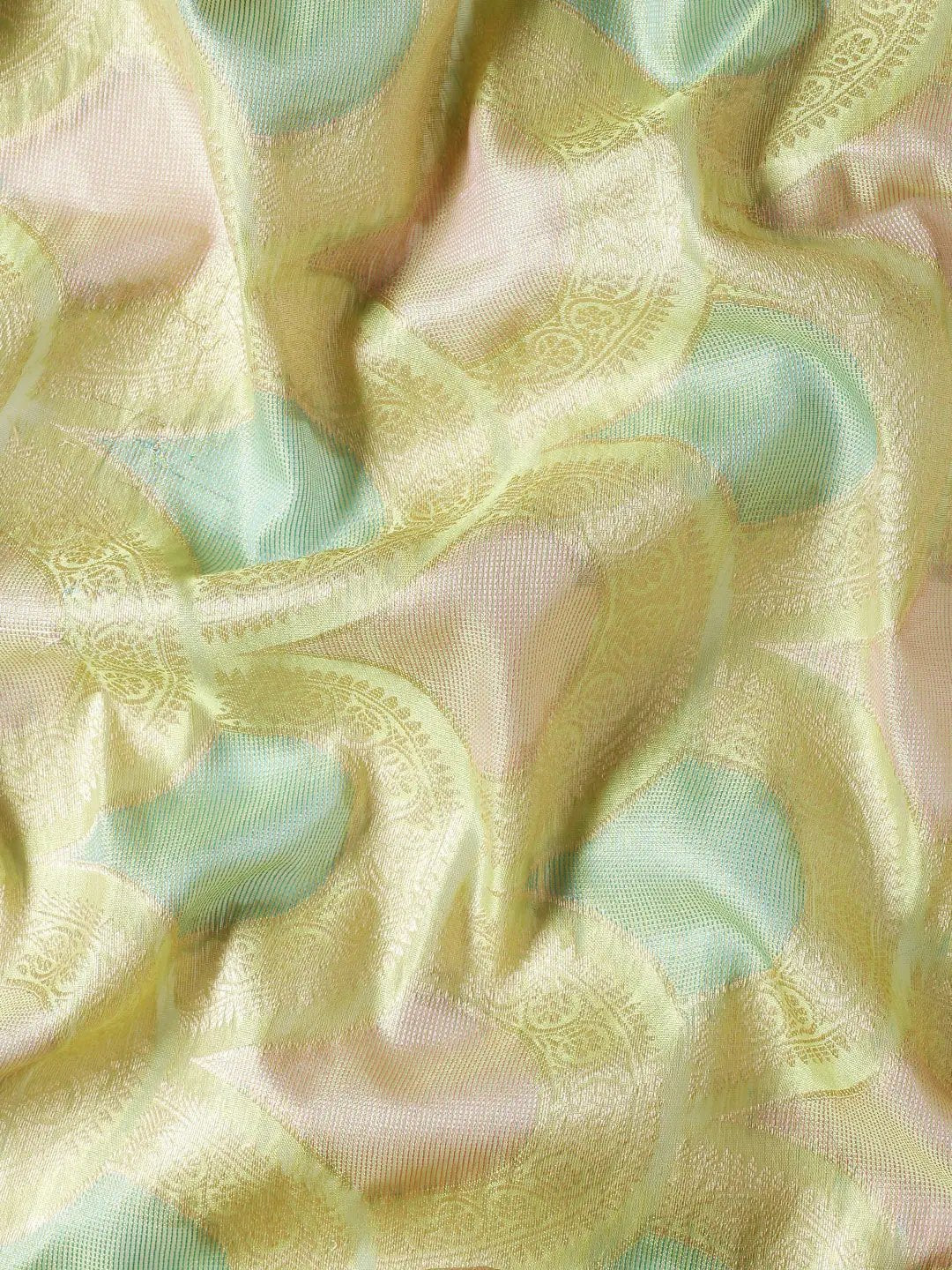Soft Silk Kanjivaaram Traditional Wear Saree by My Store