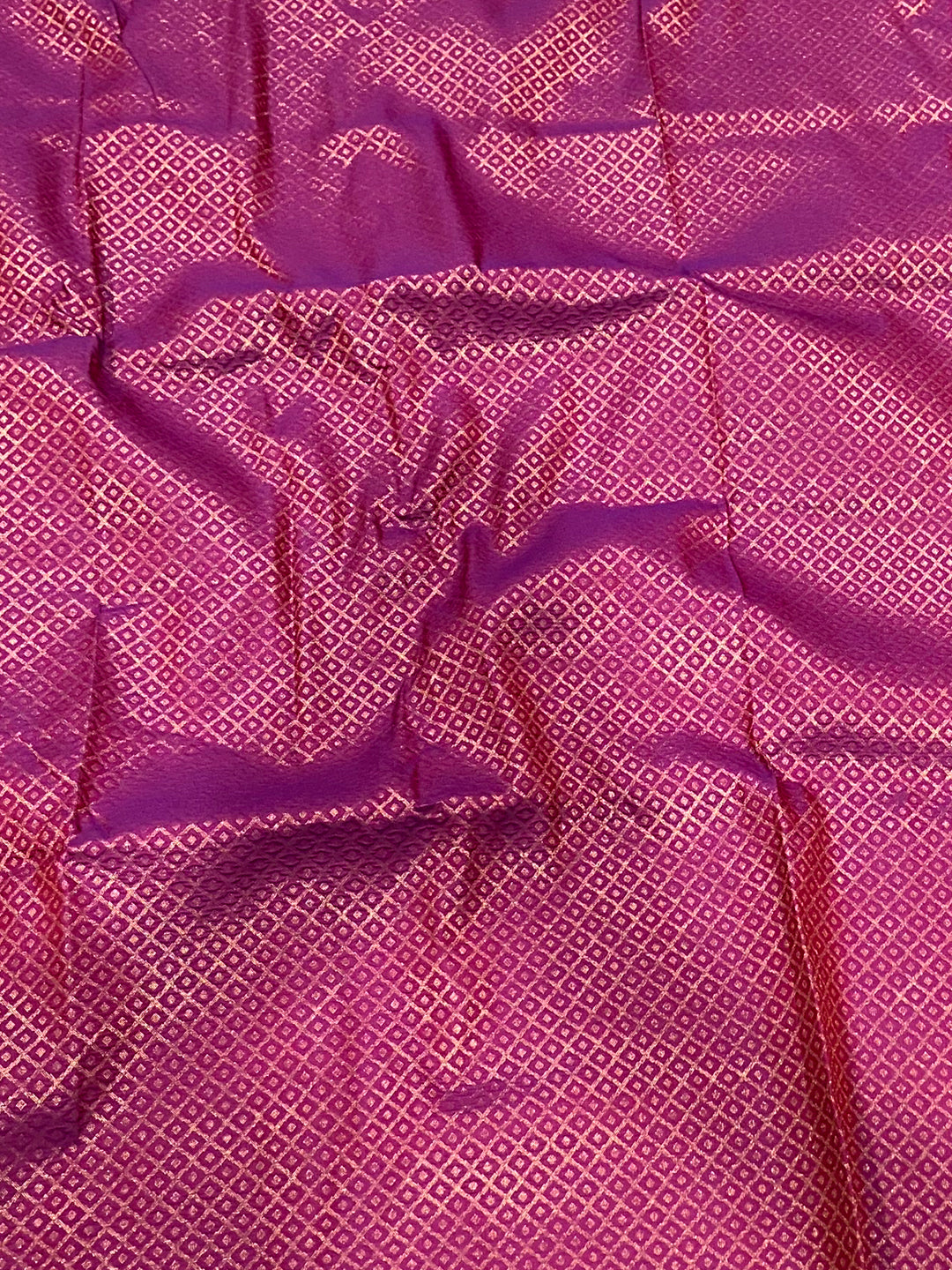 Red Kolam Silk Heritage Saree by My Store