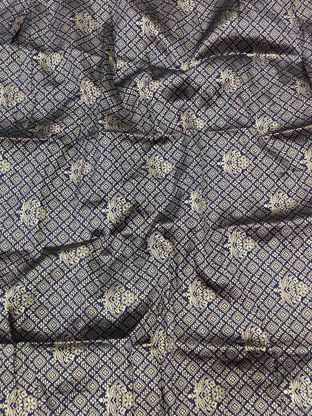 Soft Pure Georgette Saree With Thread Weaving Print by My Store