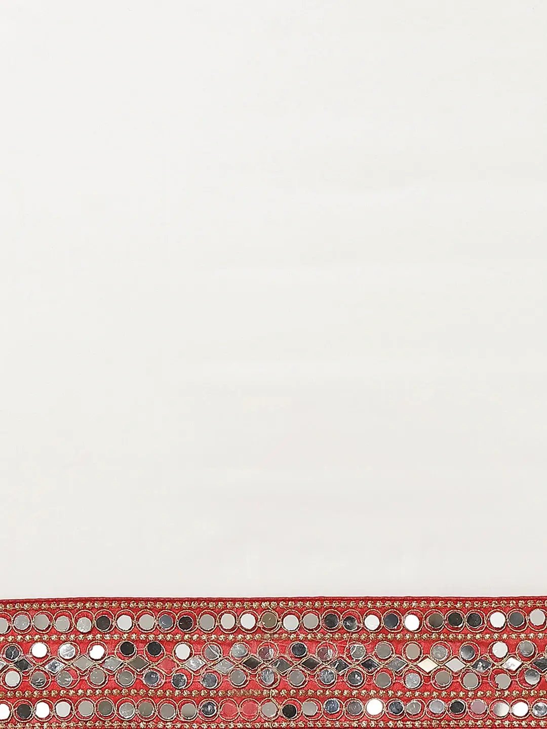 Exclusive Soft Georgette Real Mirror Work Border Party Wear Saree by My Store
