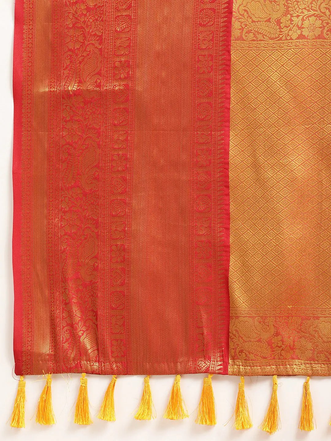 Designer Digital Kalamkari Print Pattu Banarasi Silk Saree by My Store
