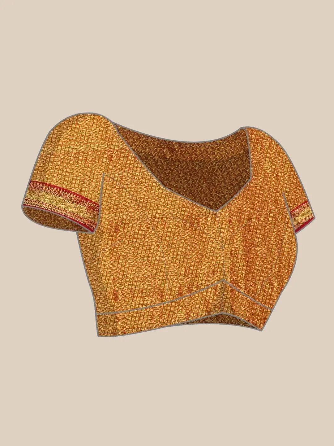 Designer Kalamkari Print Pattu Banarasi Silk Saree by My Store