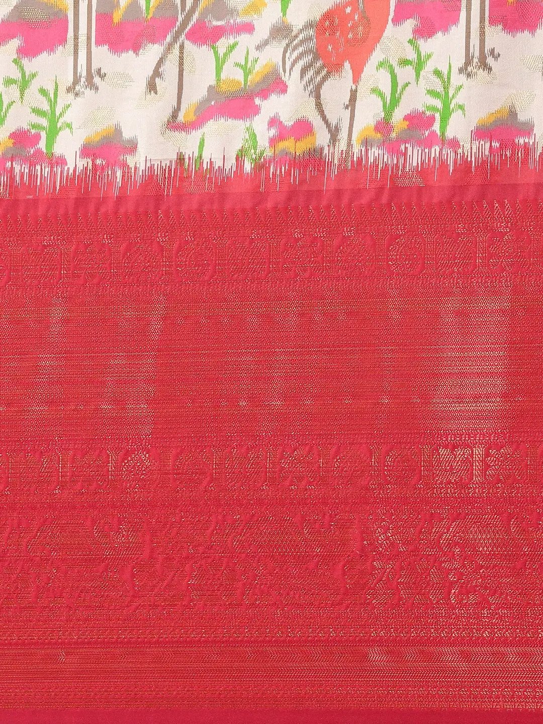 Designer Digital Kalamkari Print Pattu Banarasi Silk Saree by My Store