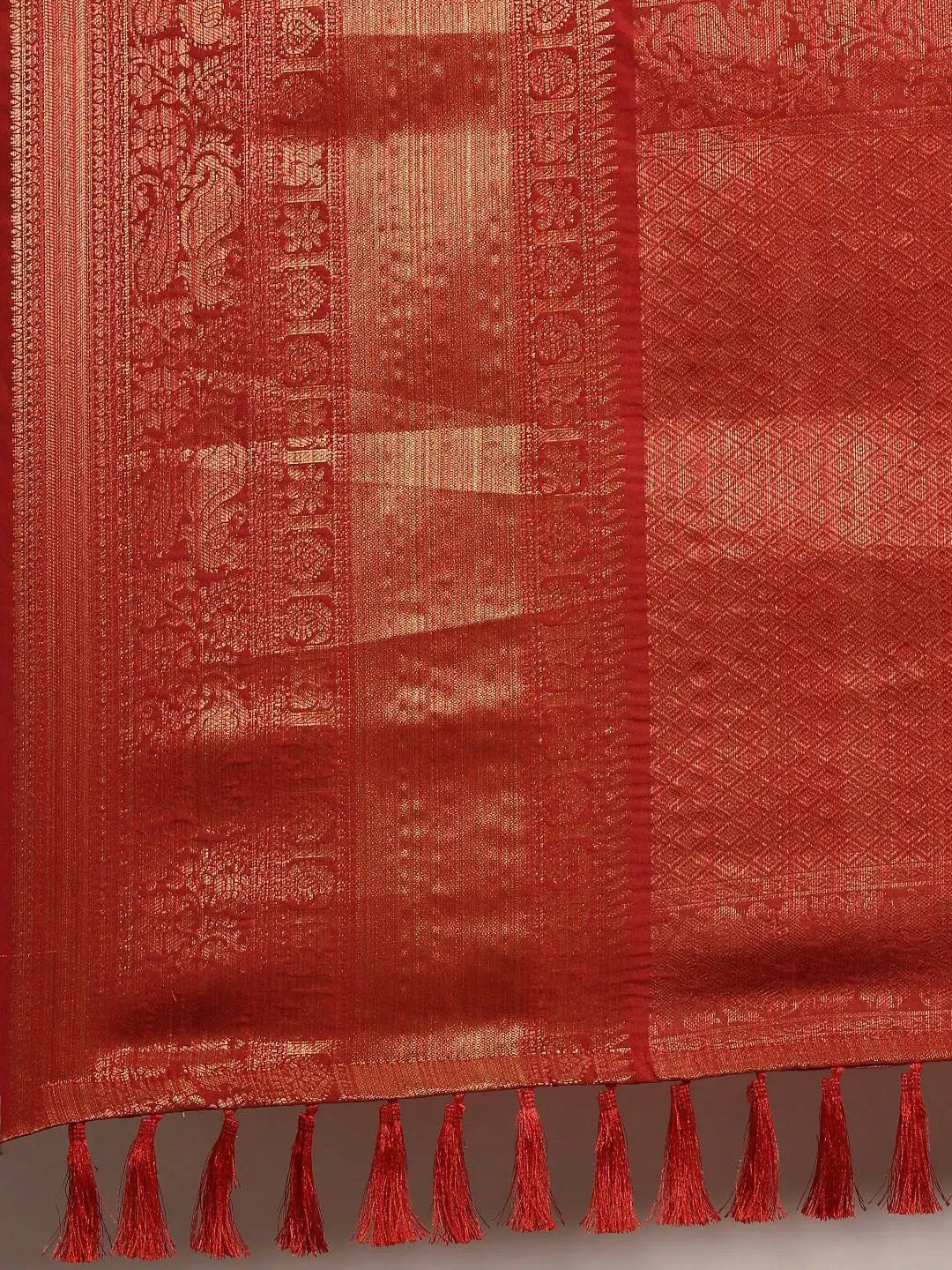Designer Digital Kalamkari Print Pattu Banarasi Silk Saree by My Store