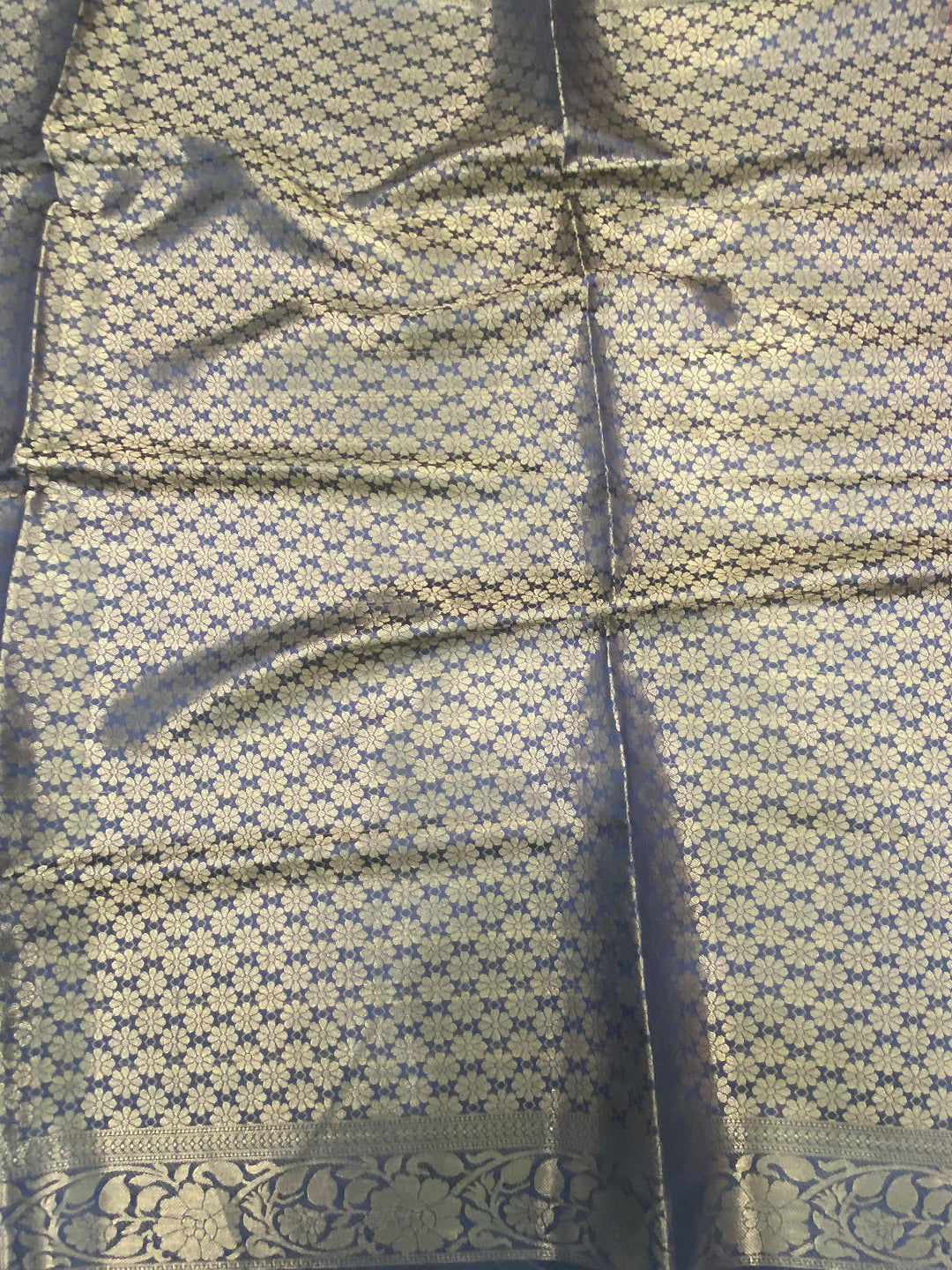 Rani Ombre Floral Digital Print Saree by My Store