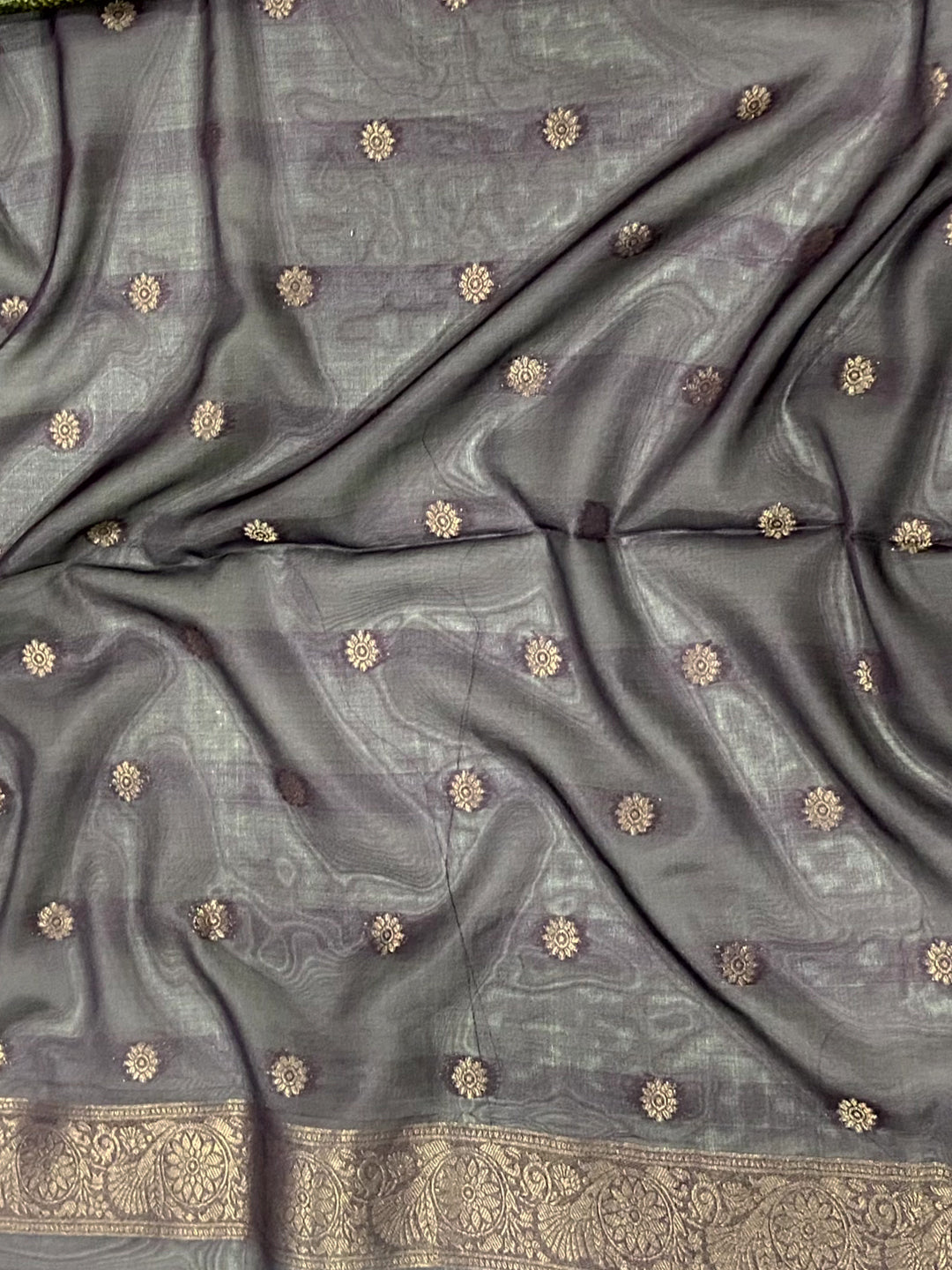 Dark Pink Soft Crep Silk Ombre Print Saree