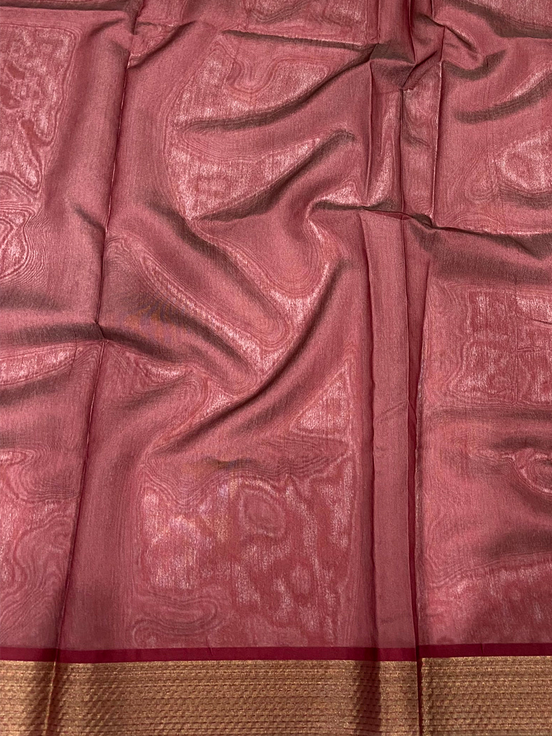 Rama Tussar Silk Digital Print Saree by My Store