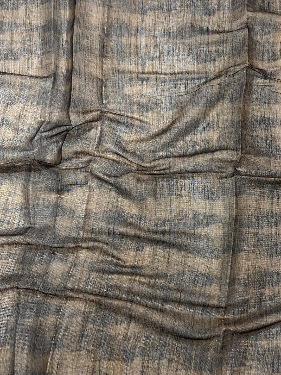 Beige Tissue Digital Print Saree