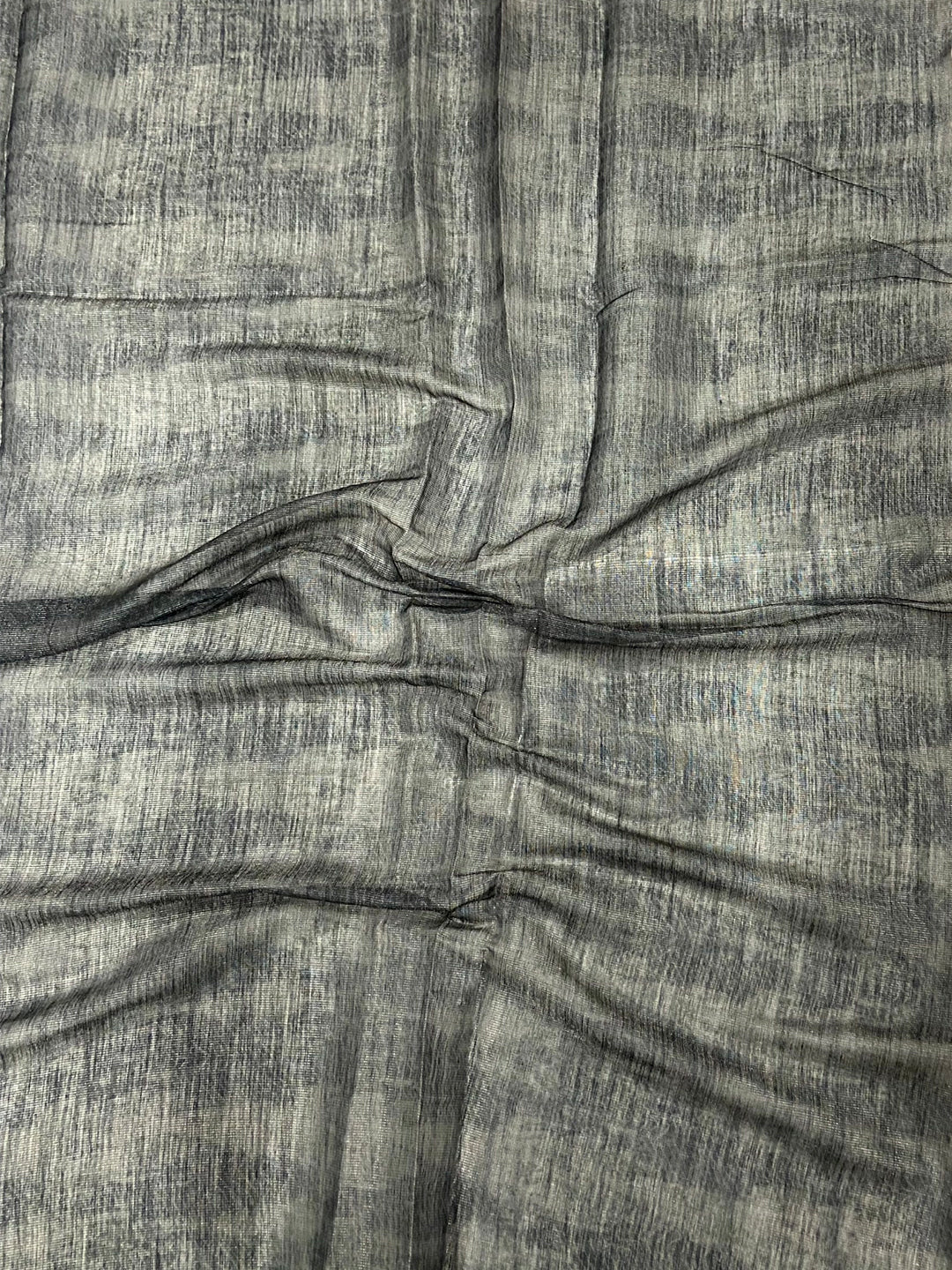 Grey Tissue Digital Print Saree by My Store