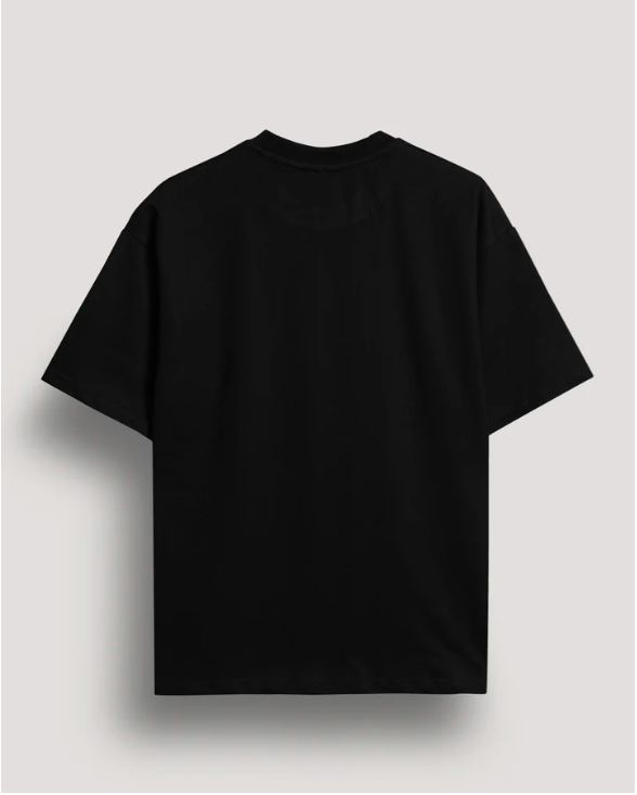 THALA BLACK OVERSIZED T-SHIRT