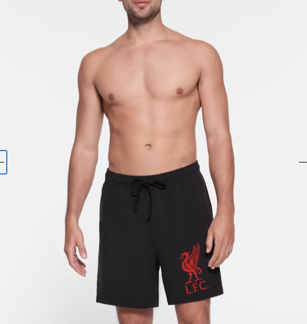 Men's Black LFC Oversized Shorts