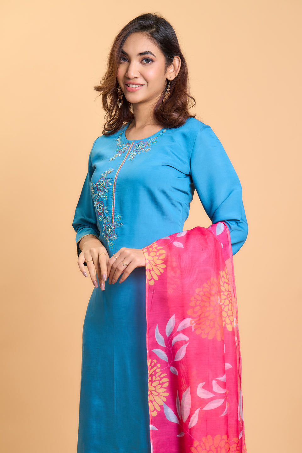 Ready To Wear Sky Blue Kurta Set