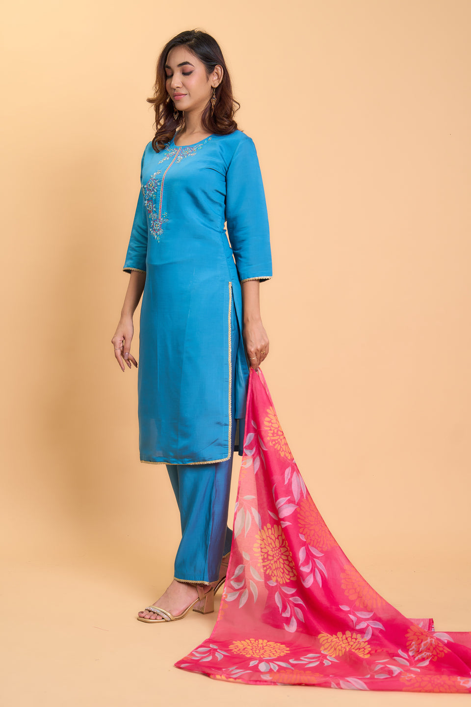 Ready To Wear Sky Blue Kurta Set