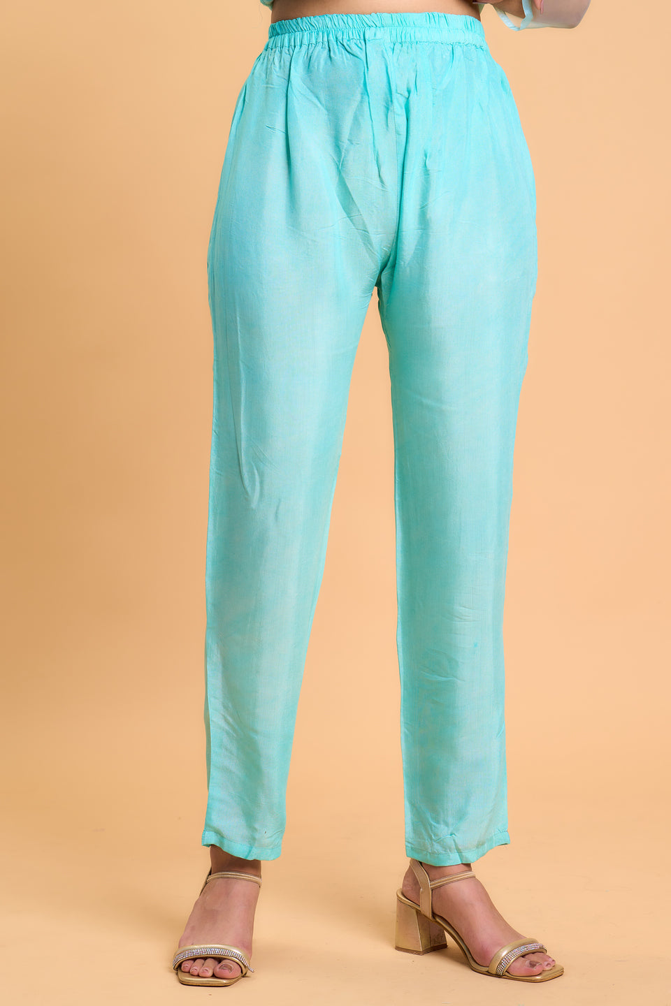 Women Wear Viscos Sky Blue Kurta Set
