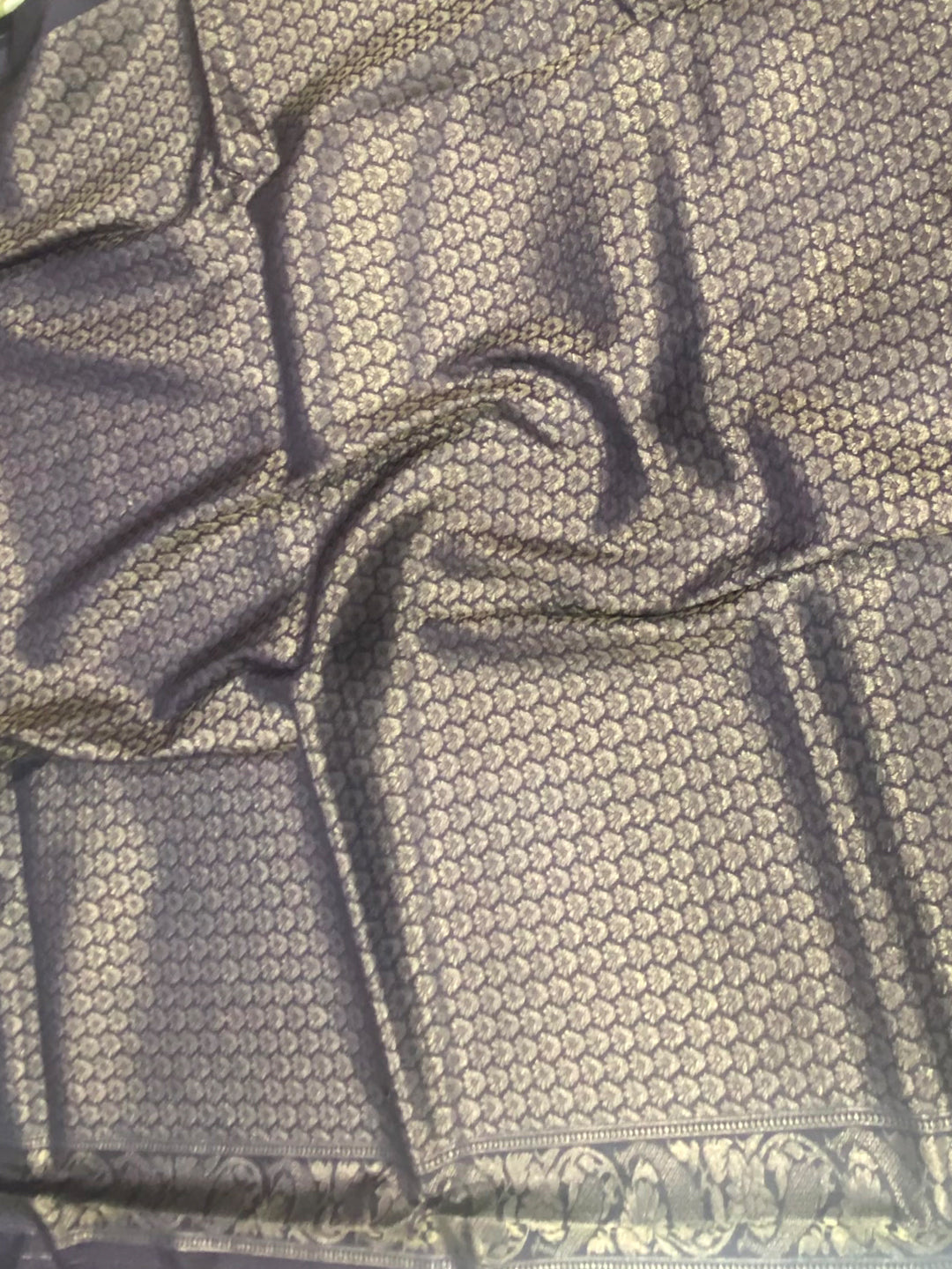 Floral Soft Kanjivaram Silk Saree by My Store