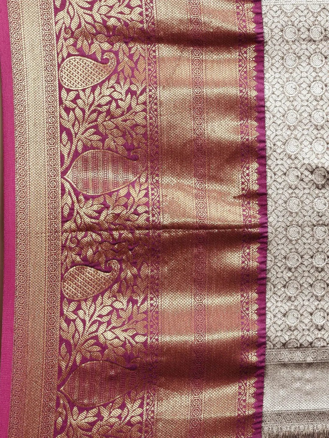 Premium One Gram Gold Tissue Silk Saree by My Store