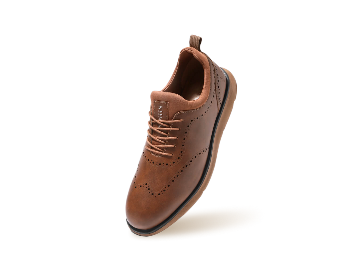 Crossover Brogues – Tan | Classic Tan Brogue Shoes for Men with Modern Comfort by My Store