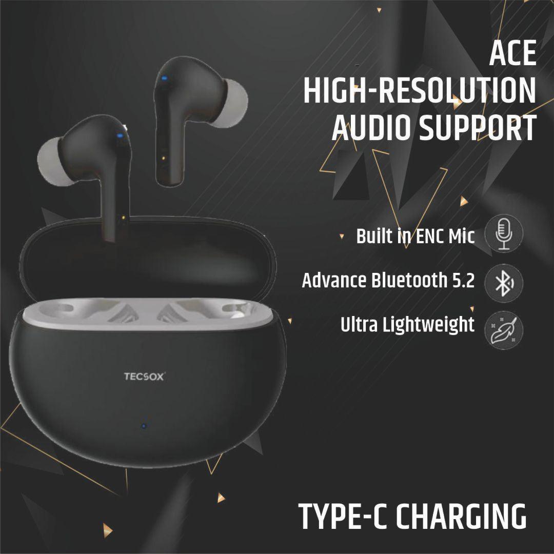 ACE Wireless Earbuds | Balanced Sound with 20 Hr Playtime