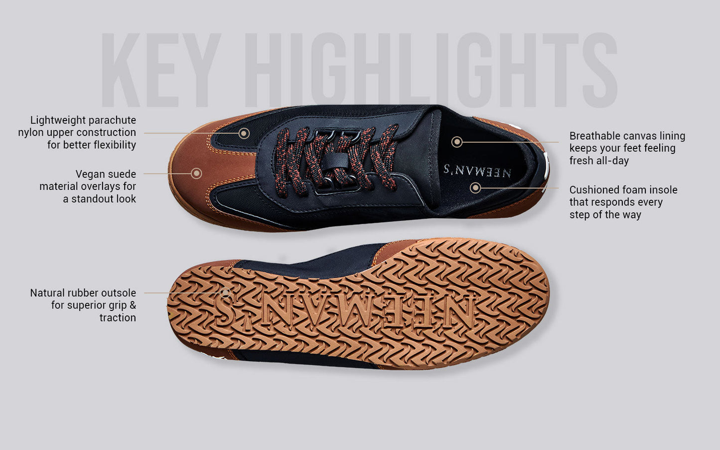 The Urban Ease : Black-Tan by My Store