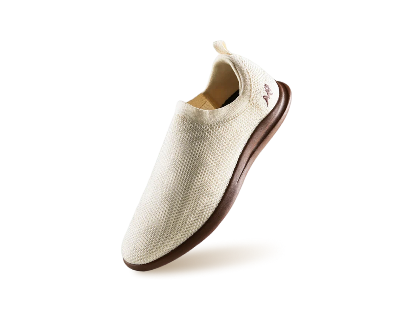 ReLive Knit Slip Ons : Tusk Ivory / Brown Sole by My Store
