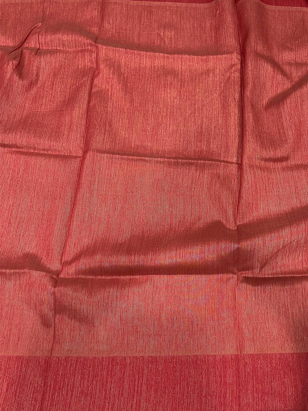 Off White Floral Tussar Silk Saree by My Store