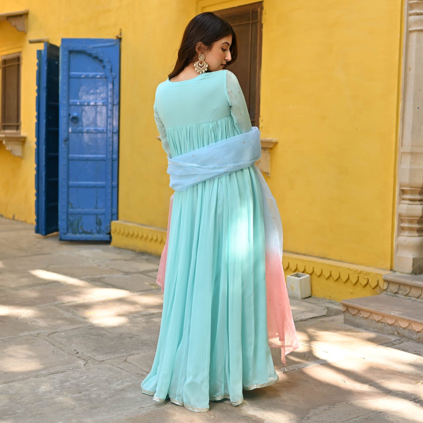 FARIDA DRESS WITH DUPATTA by My Store